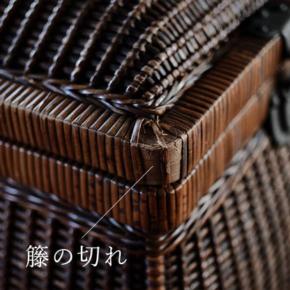 籐製のピクニックバスケット
