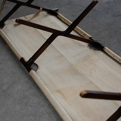 Old Japanese wooden folding cot