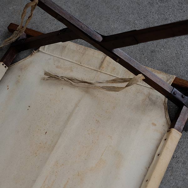 Old Japanese wooden folding cot