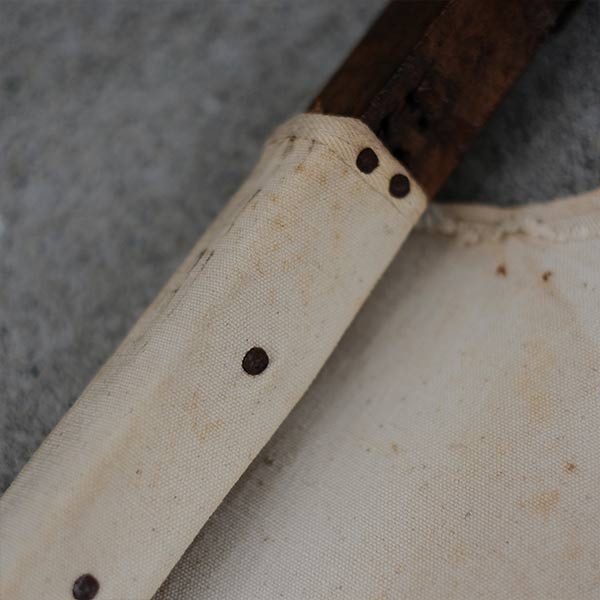 Old Japanese wooden folding cot