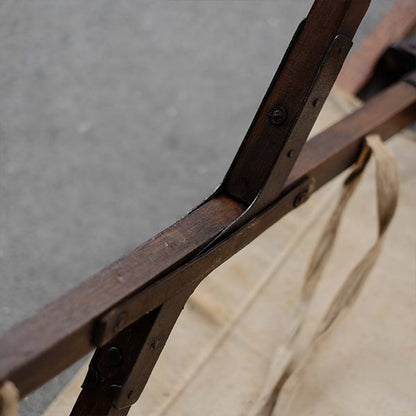 Old Japanese wooden folding cot