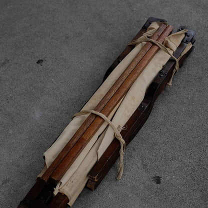 Old Japanese wooden folding cot