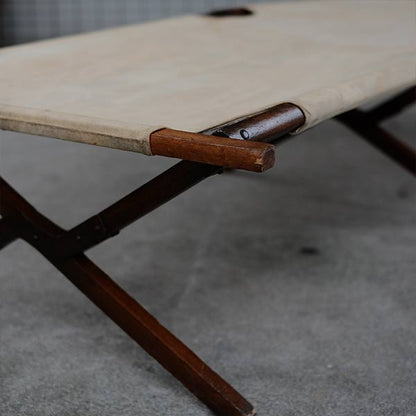 Old Japanese wooden folding cot