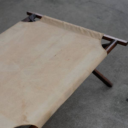 Old Japanese wooden folding cot