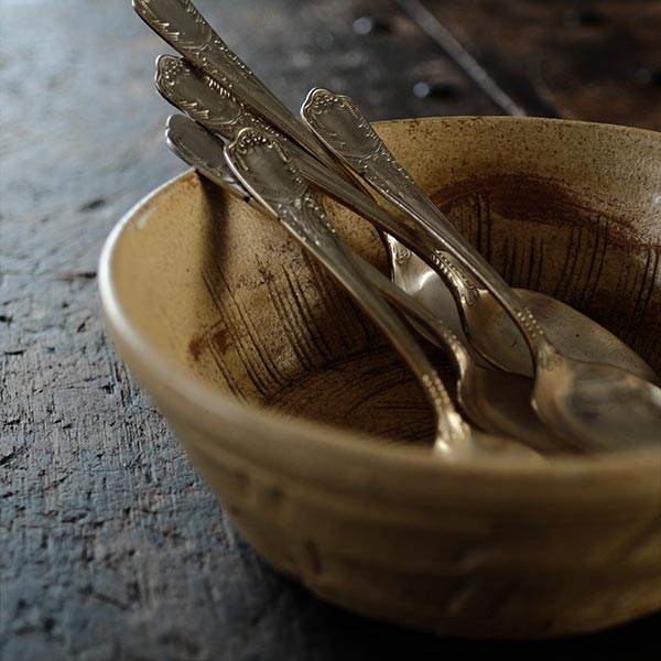 Yellow Seto flat bowl (katakuchi)
