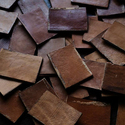 Thick leather scraps (sold individually)