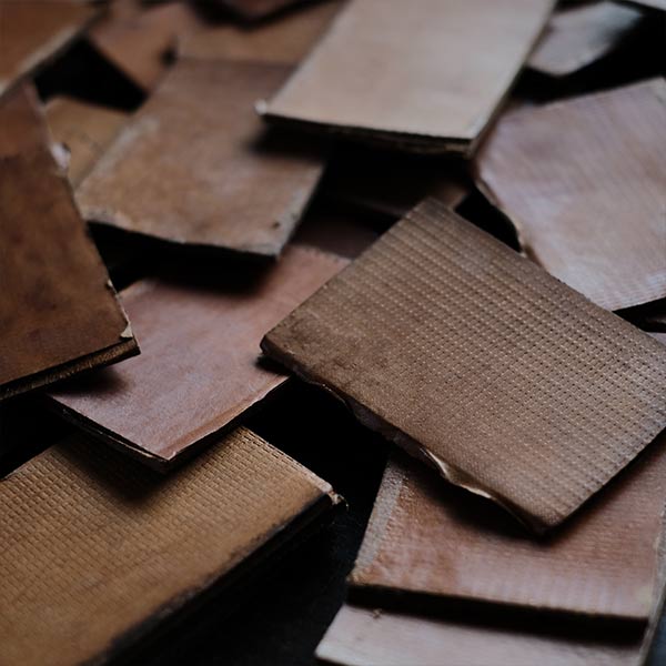Thick leather scraps (sold individually)
