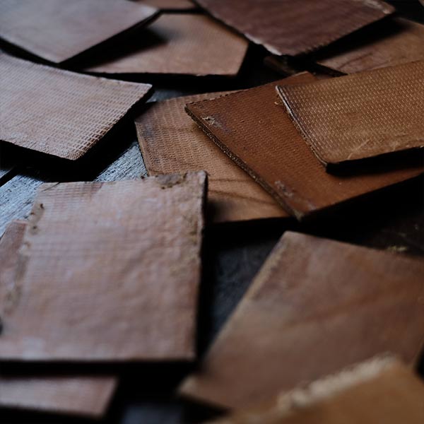 Thick leather scraps (sold individually)
