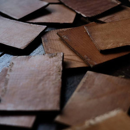 Thick leather scraps (sold individually)