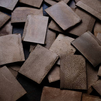 Thick leather scraps (sold individually)