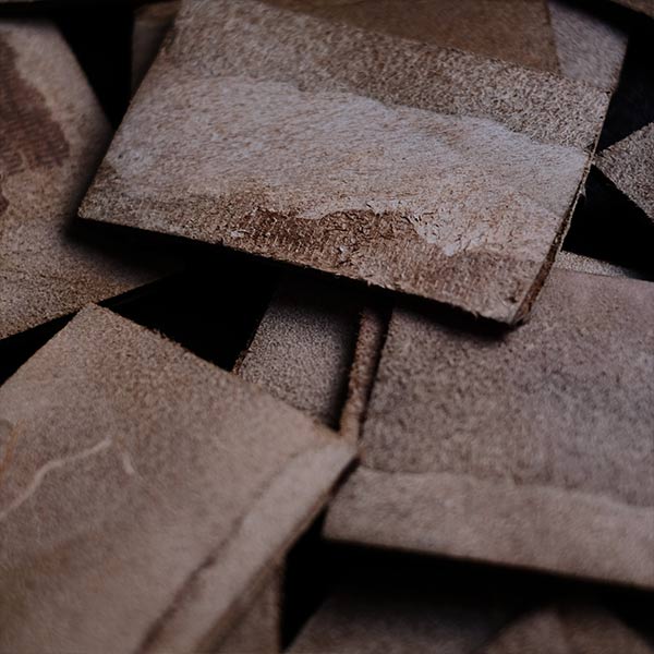 Thick leather scraps (sold individually)