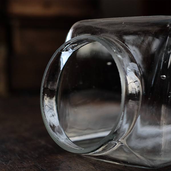 Thick, thin candy jar