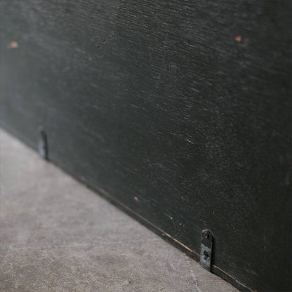 Army green wooden trunk