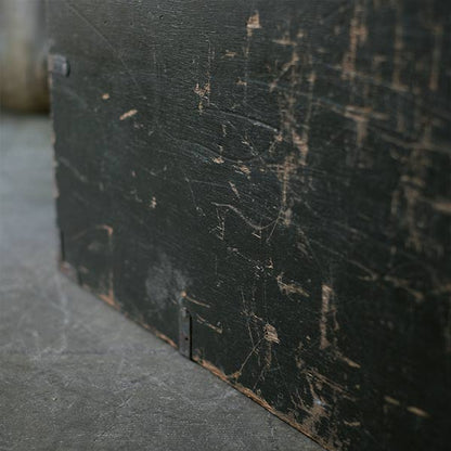 Army green wooden trunk