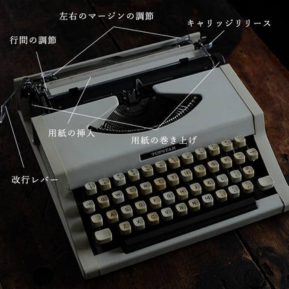 NAKAJIMA ALL Top Star typewriter ink ribbon replaced