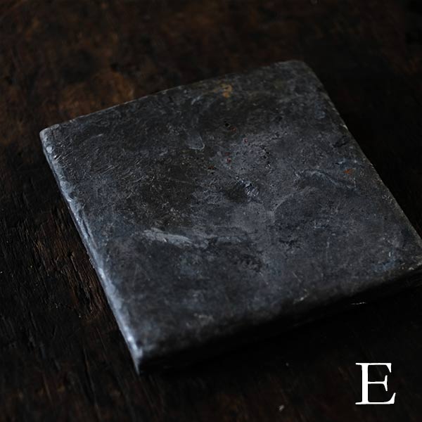 Lead tiles used as workbenches