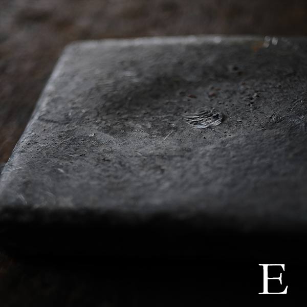 Lead tiles used as workbenches