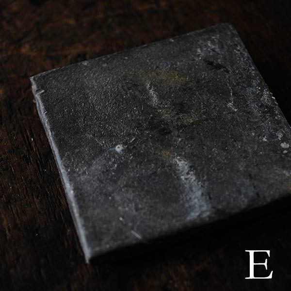 Lead tiles used as workbenches