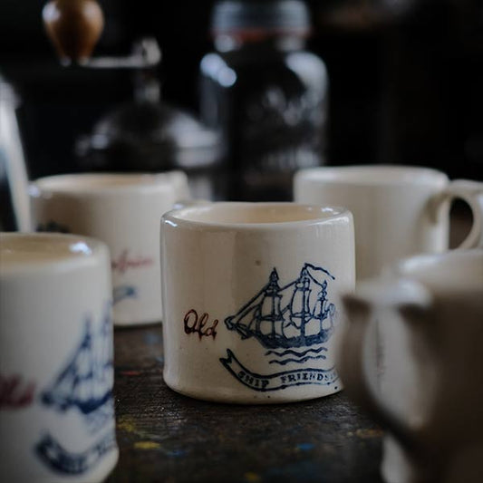 Old Spice Hull Pottery シェービングマグ 1940～1950年代