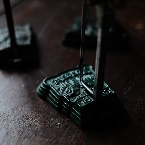 An old letter holder (slip holder)