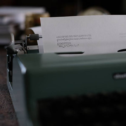 OLIVETTI Lettera 32 Typewriter, Ink Ribbon Replaced, Part of Defective Condition