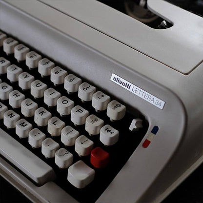 OLIVETTI Lettera 34 タイプライター インクリボン交換済み 訳あり