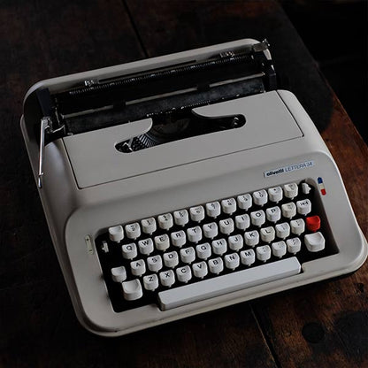 OLIVETTI Lettera 34 タイプライター インクリボン交換済み 訳あり