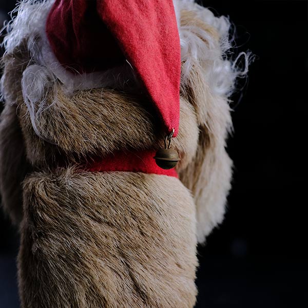 Real fur Santa Claus