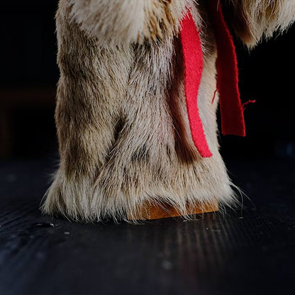 Real fur Santa Claus