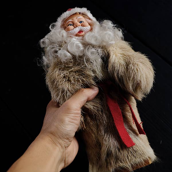 Real fur Santa Claus