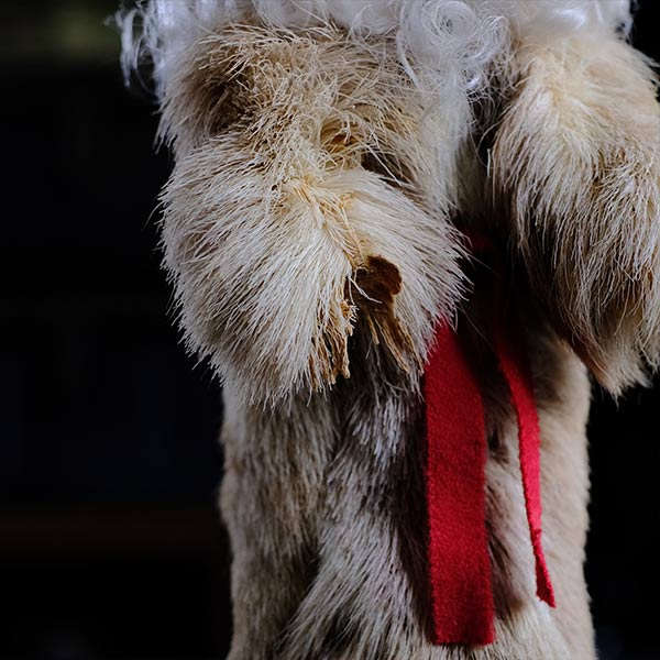 Real fur Santa Claus