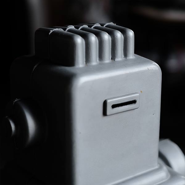 Big robot piggy bank