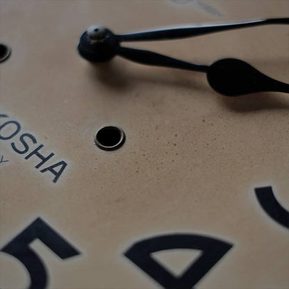Early Showa era SEIKOSHA wall clock with battery-operated quartz movement replaced