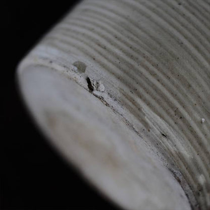 Seto Sake bottle with circular line design