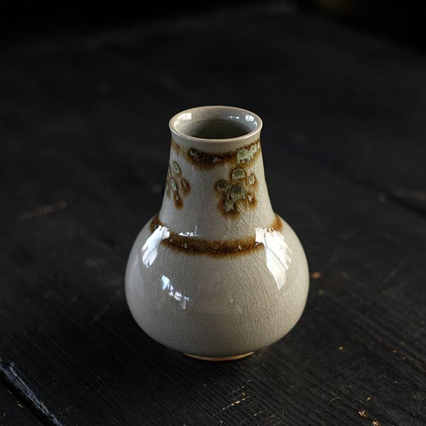 Manoyama ware Tamura Agawa small vase