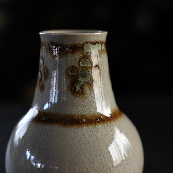 Manoyama ware Tamura Agawa small vase