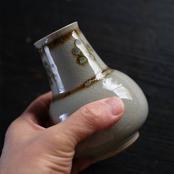 Manoyama ware Tamura Agawa small vase