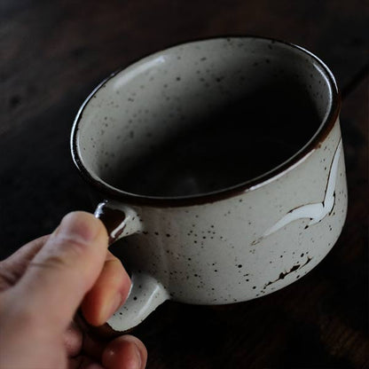 STONEWARE Soup Cup