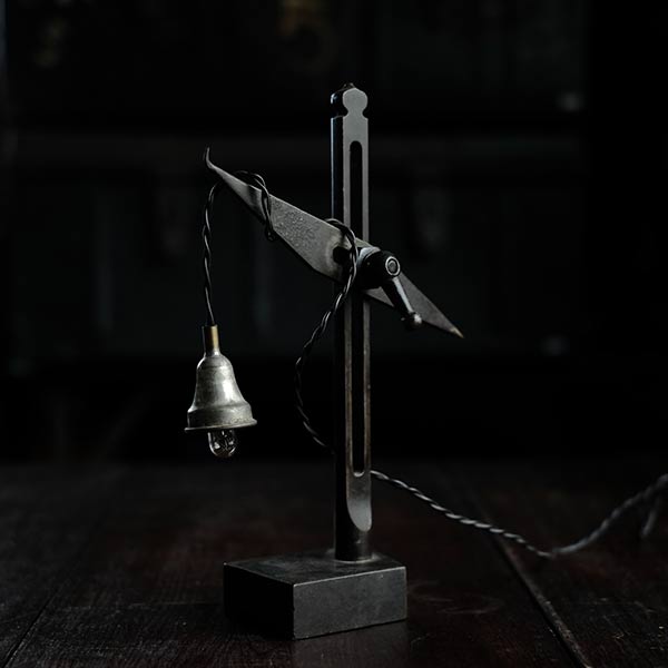 A small lamp made with Tuscan