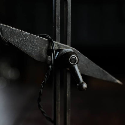 A small lamp made with Tuscan