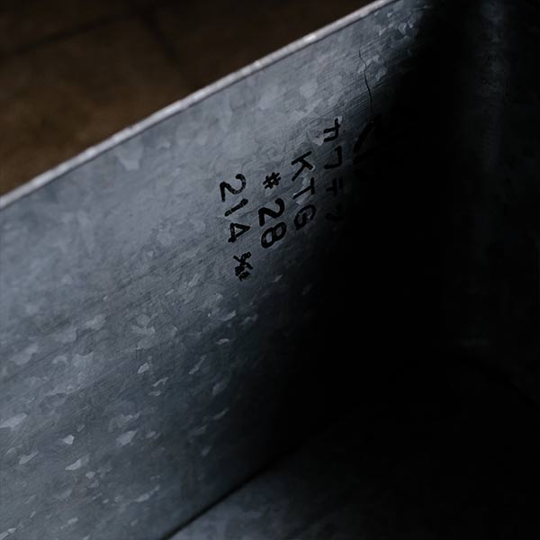 Tin storage box