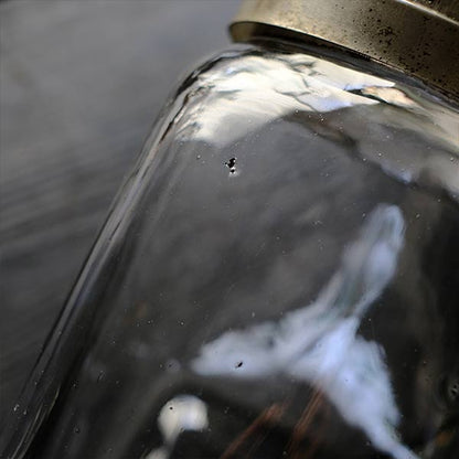 Tobacco shop glass bottle