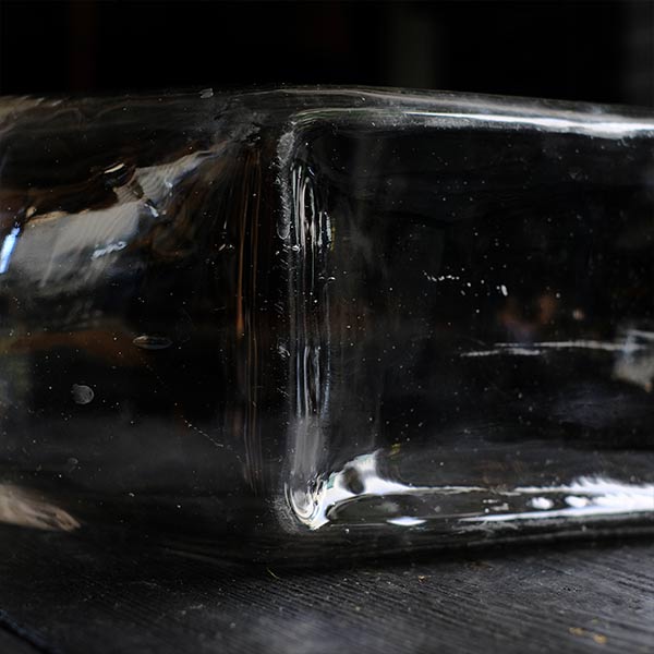 Tobacco shop glass bottle