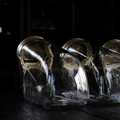 Tobacco shop glass bottle