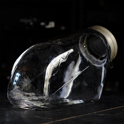 Tobacco shop glass bottle