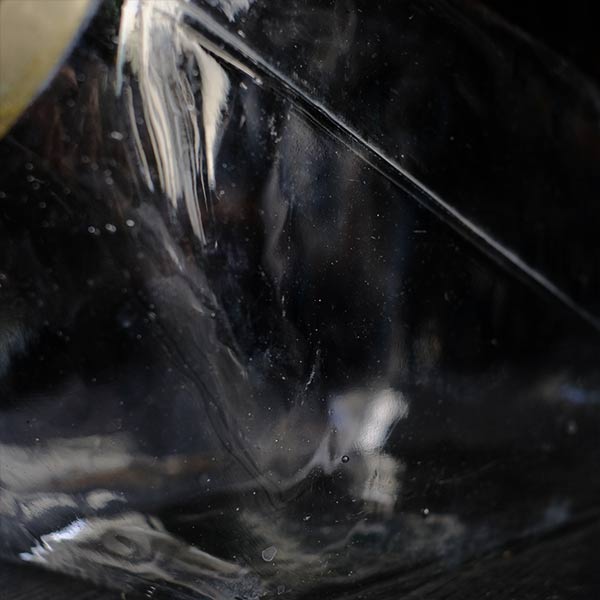 Tobacco shop glass bottle