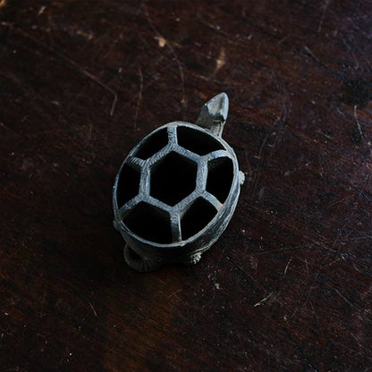 Turtle flower holder