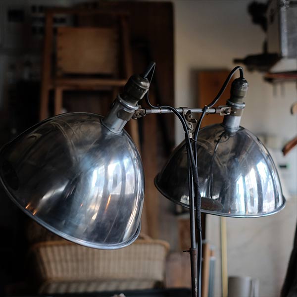 James H. Smith &amp; Sons Two-Light Stand Lamp (Floor Lamp)