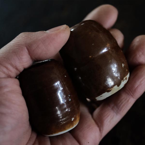 陶器の沈子（ちんし）