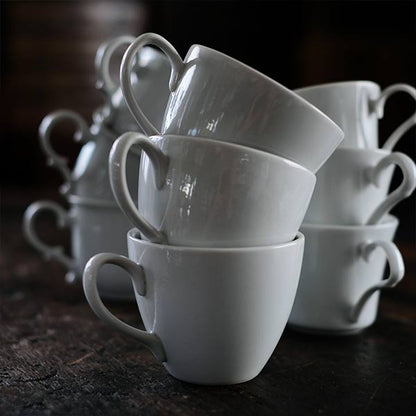 White porcelain coffee cup (deadstock)